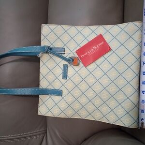 Dooney & Bourke Blue Tote Bag